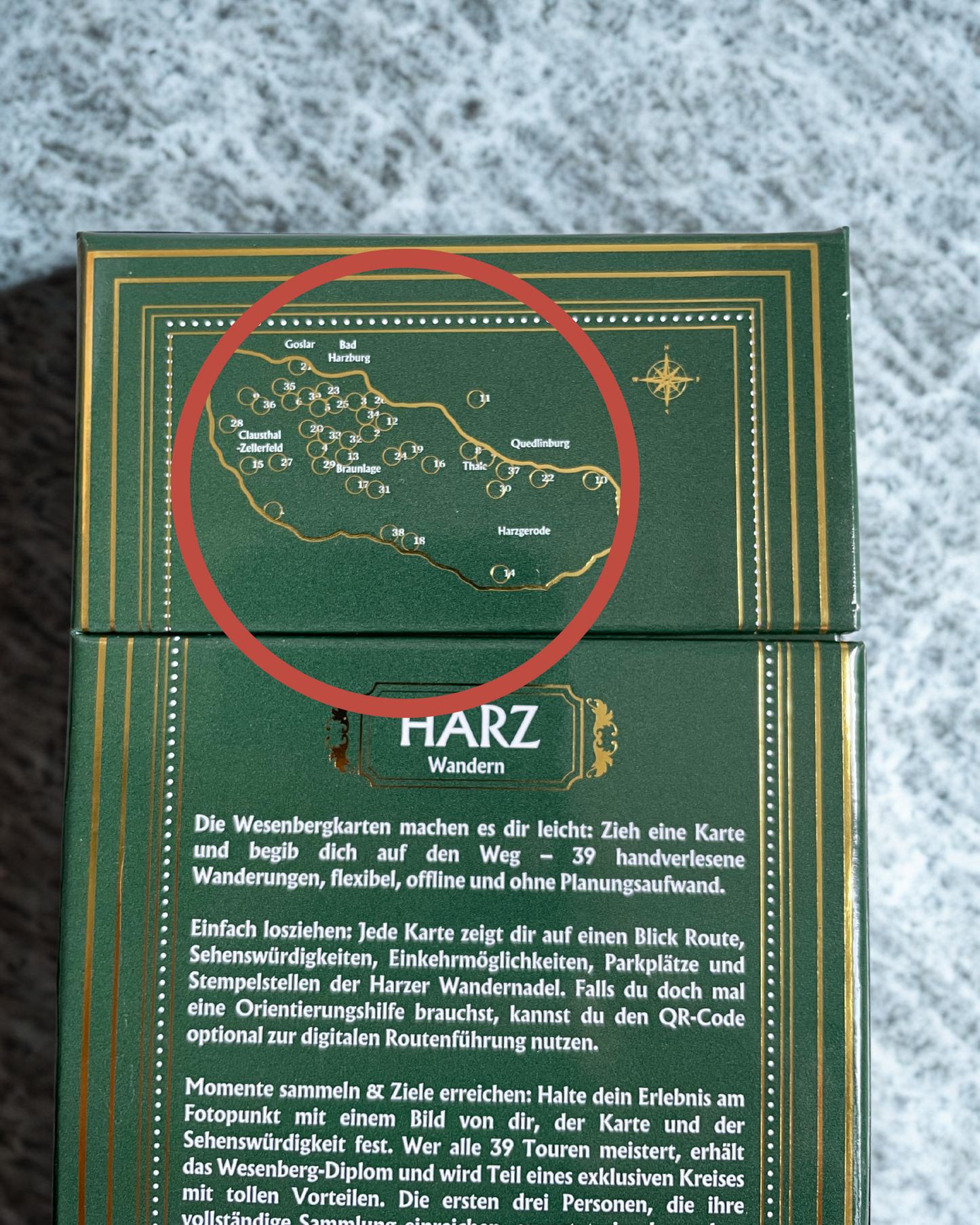 Wesenbergkarten - Wandern im Harz B-WARE
