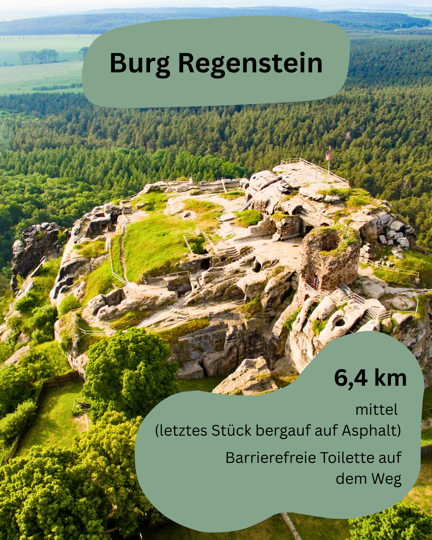 Komplett Set Barrierearme Wesenbergkarten - Wandern im Harz (Beta-Version)