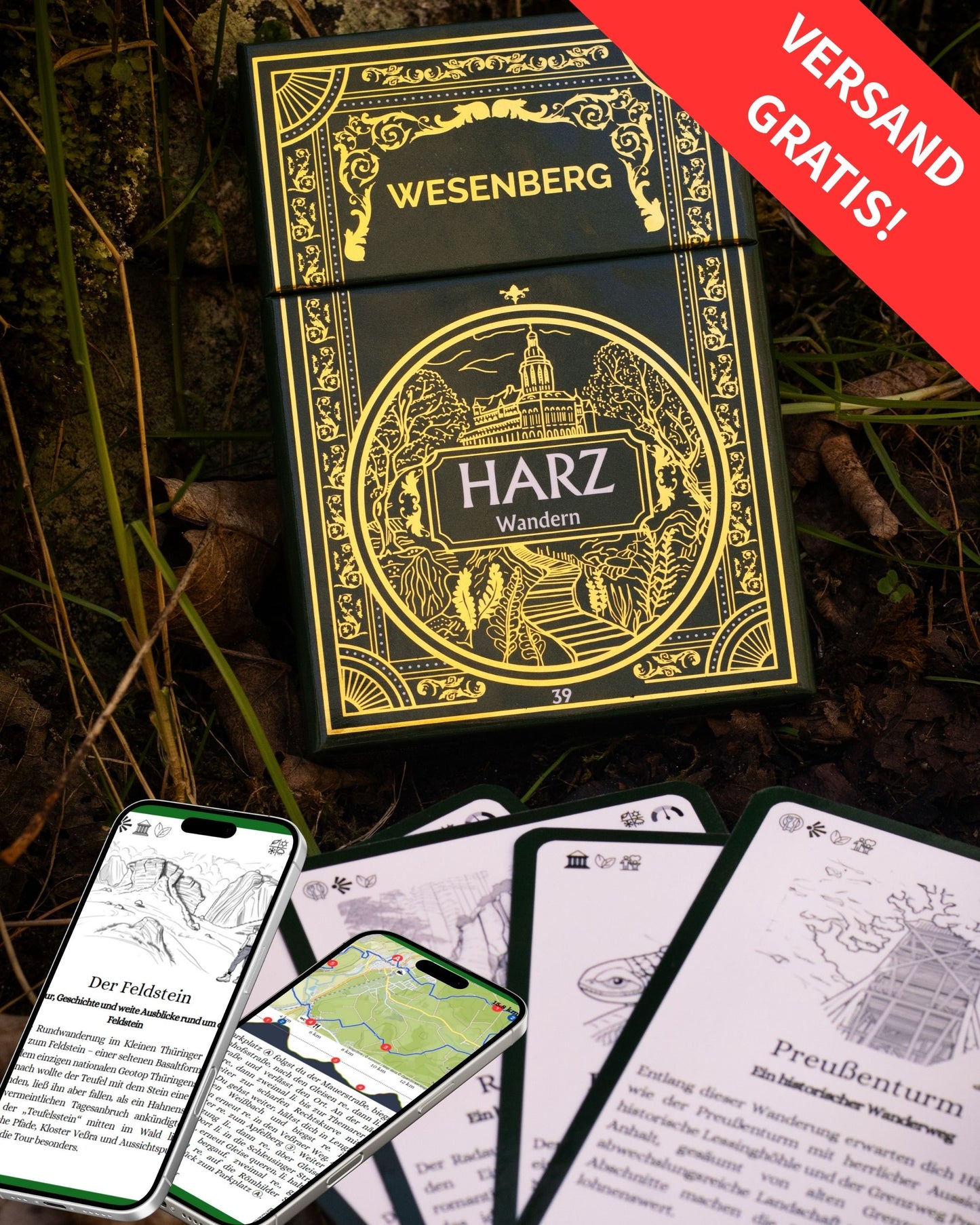 Wesenbergkarten - Wandern im Harz