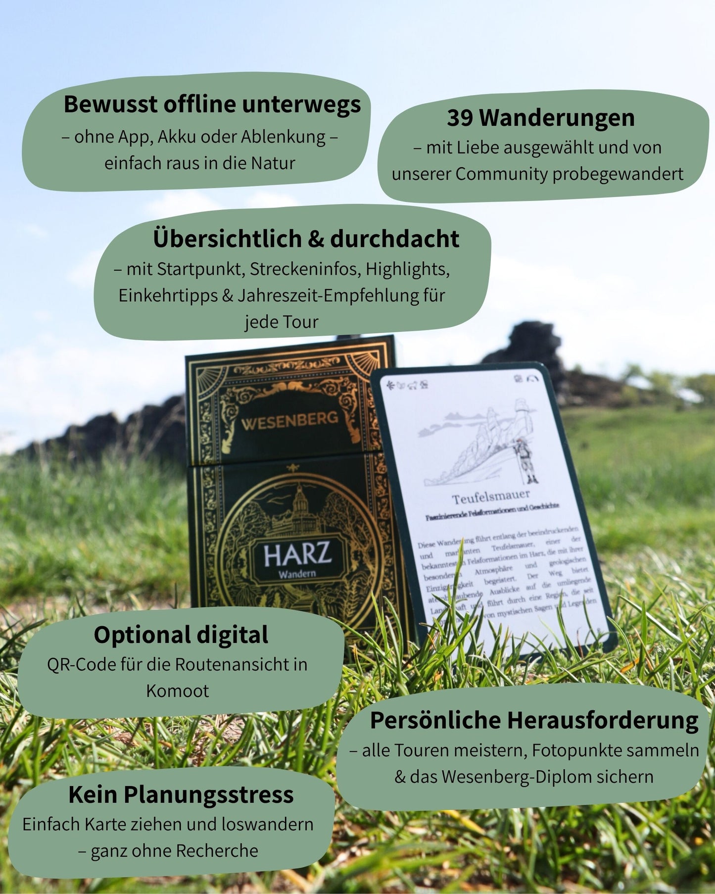 Wesenbergkarten - Wandern im Harz