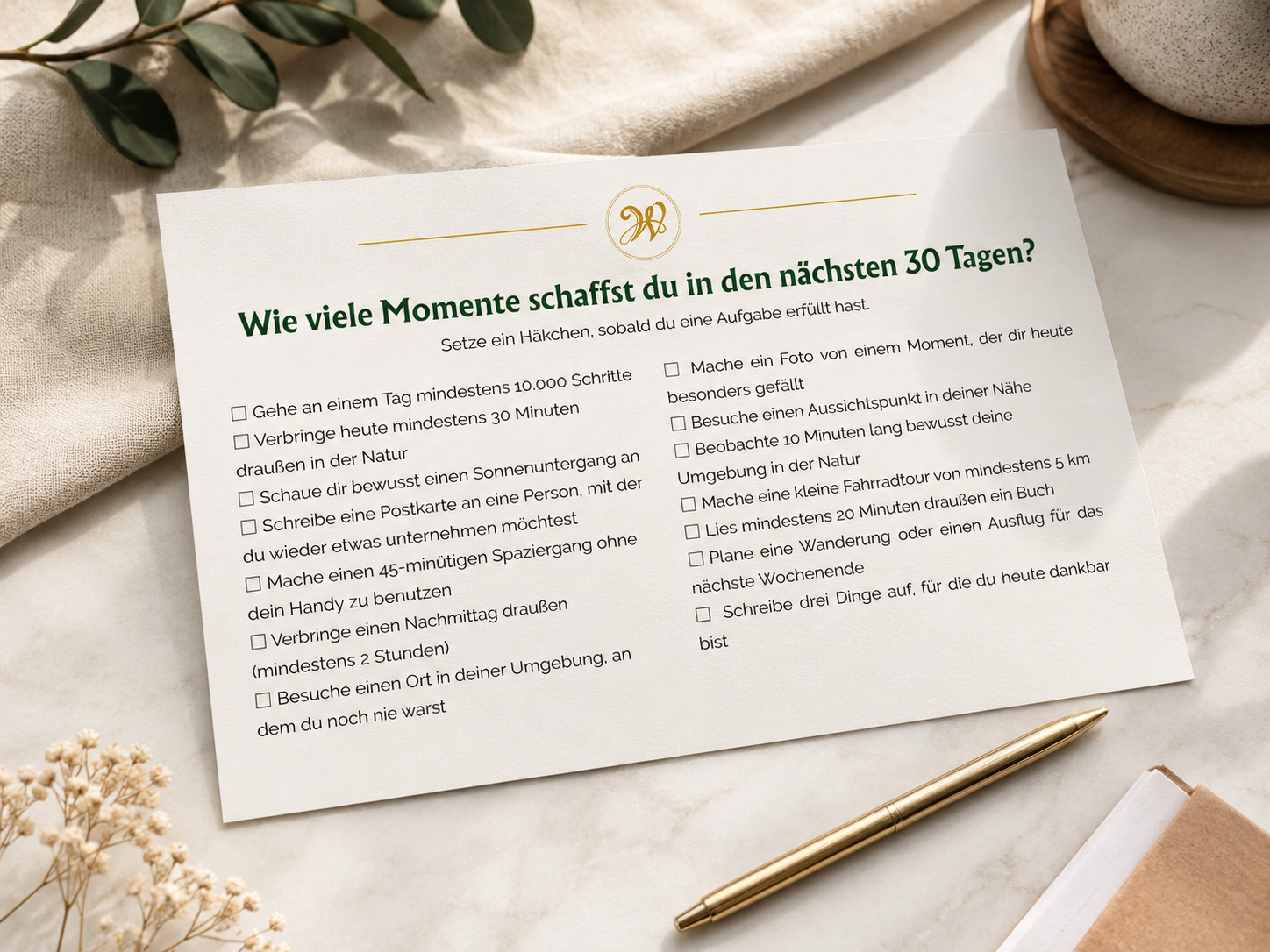 30-Tage-Raus-Challenge