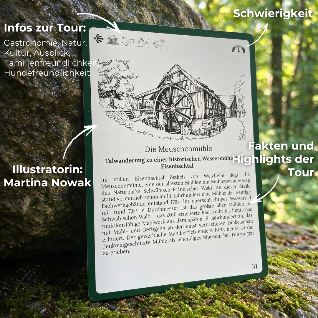 Wesenbergkarten - Wandern im Schwäbisch Fränkischen Wald