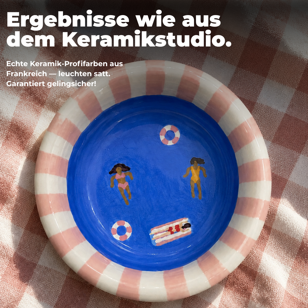 Keramik-Set zum Bemalen – Teenager-Party & Kindergeburtstag