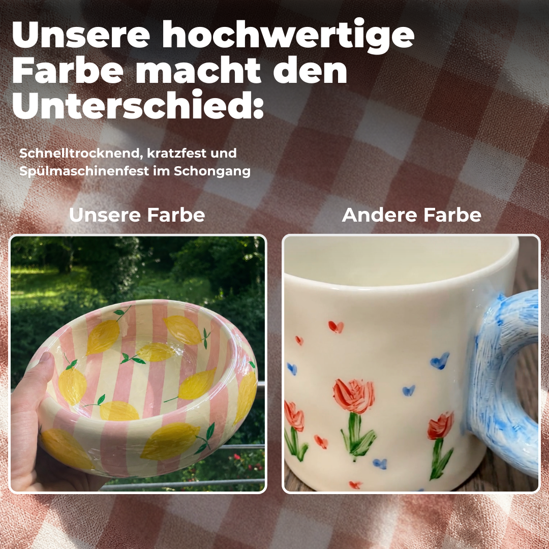 Keramik-Set zum Bemalen – Teenager-Party & Kindergeburtstag