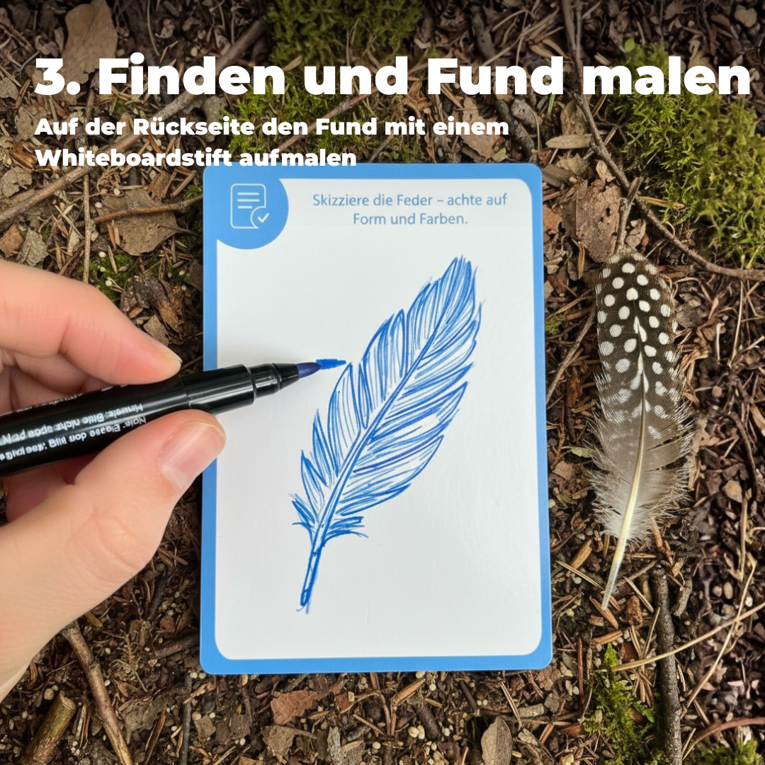 Entdeckerkarten für Kinder - Natur entdecken mit Dieter dem Dachs