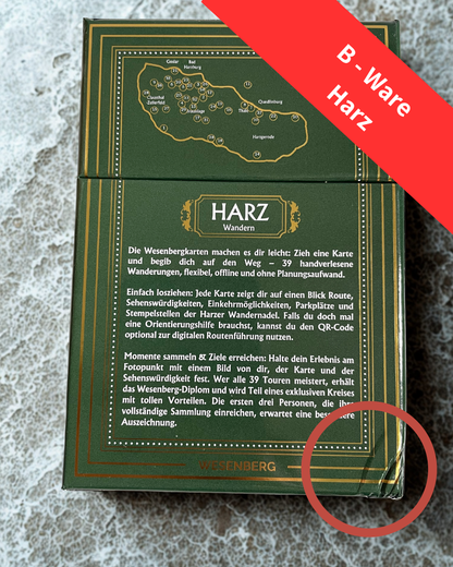 Wesenbergkarten - Wandern im Harz B-WARE