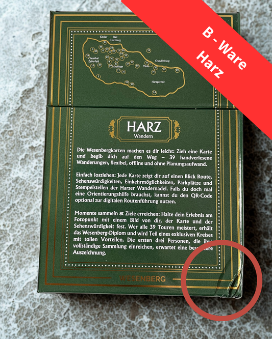 Wesenbergkarten - Wandern im Harz B-WARE