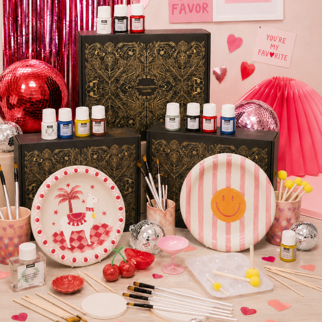 Keramik-Set zum Bemalen – JGA & Bachelorette Party