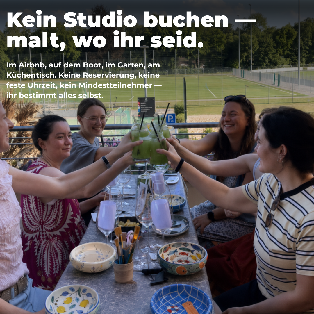 Keramik-Set zum Bemalen – Bachelorette Party & JGA