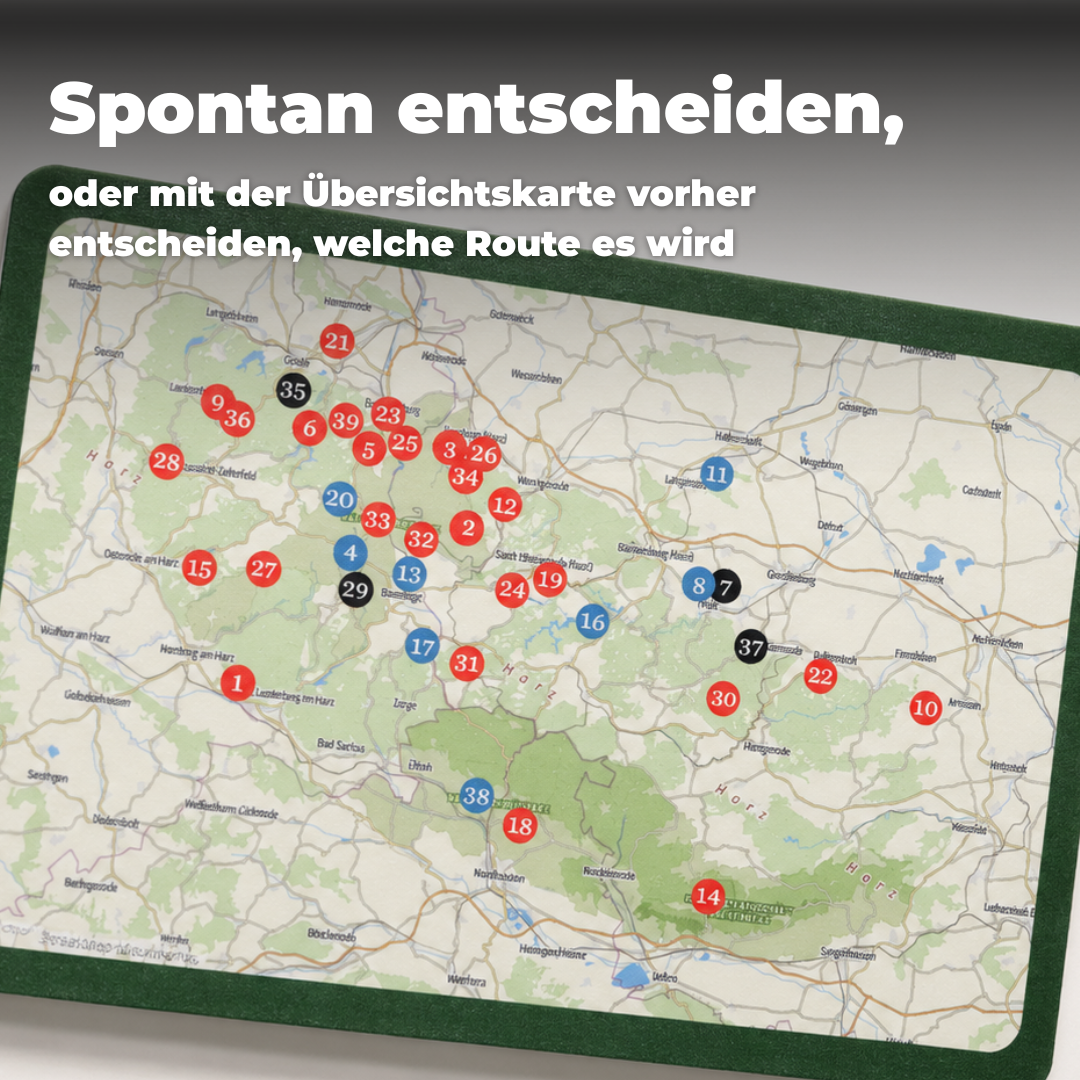Wesenbergkarten - Wandern im Harz