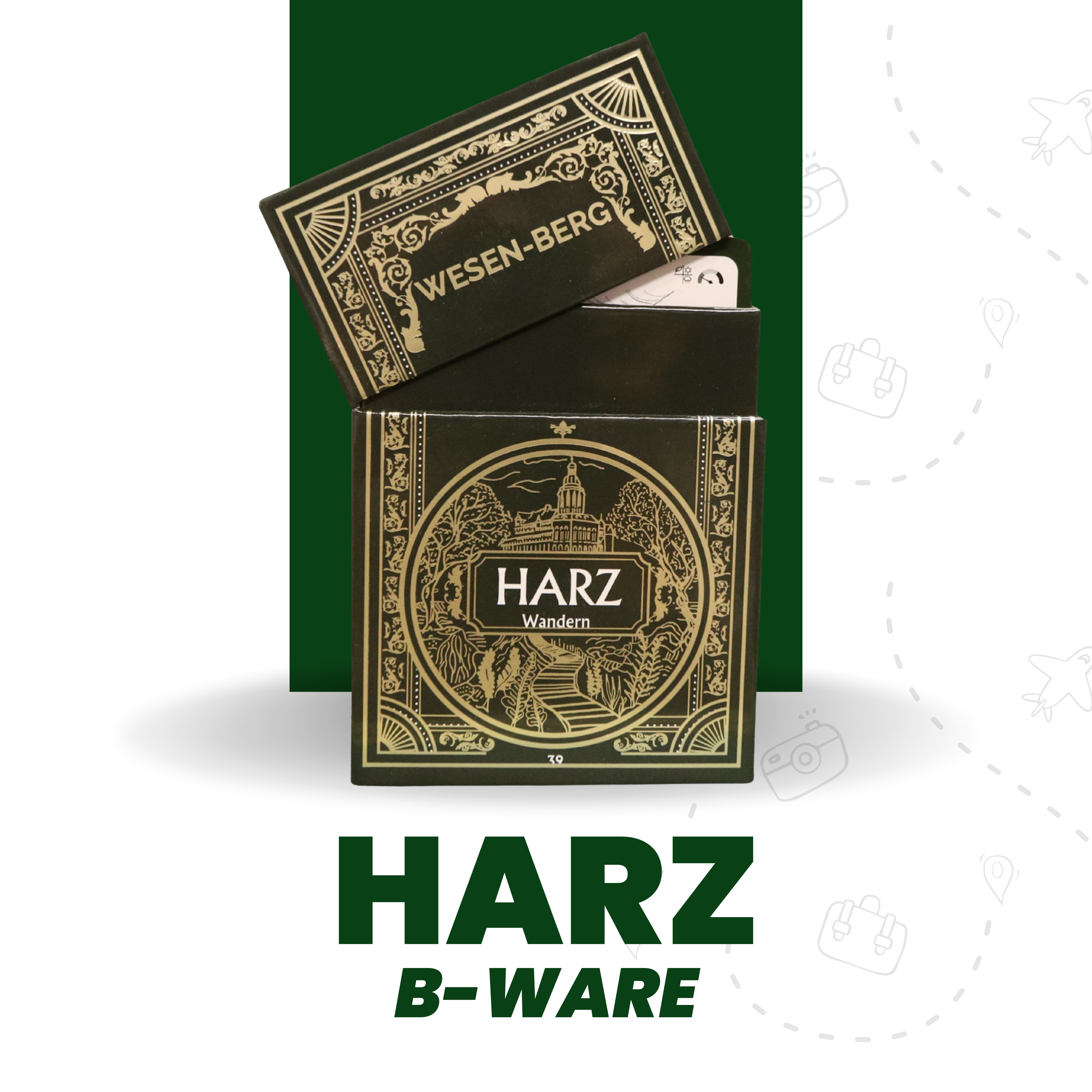 Wesenbergkarten - Wandern im Harz B-WARE