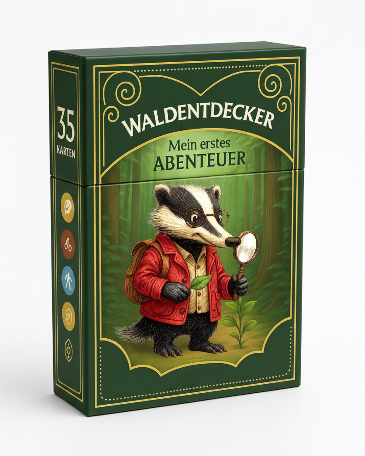 Entdeckerkarten für Kinder - Natur entdecken mit Dieter dem Dachs