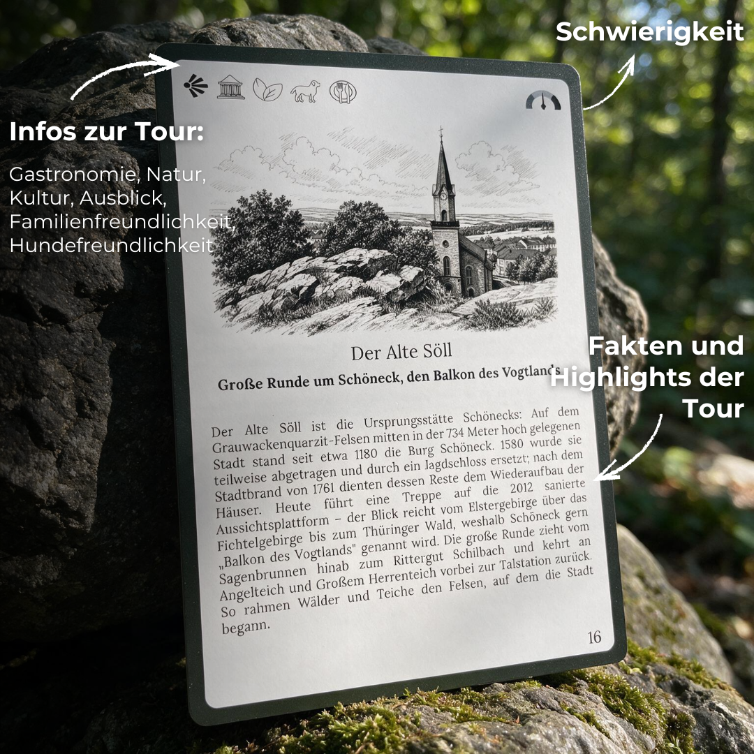 Wesenbergkarten - Wandern im Vogtland
