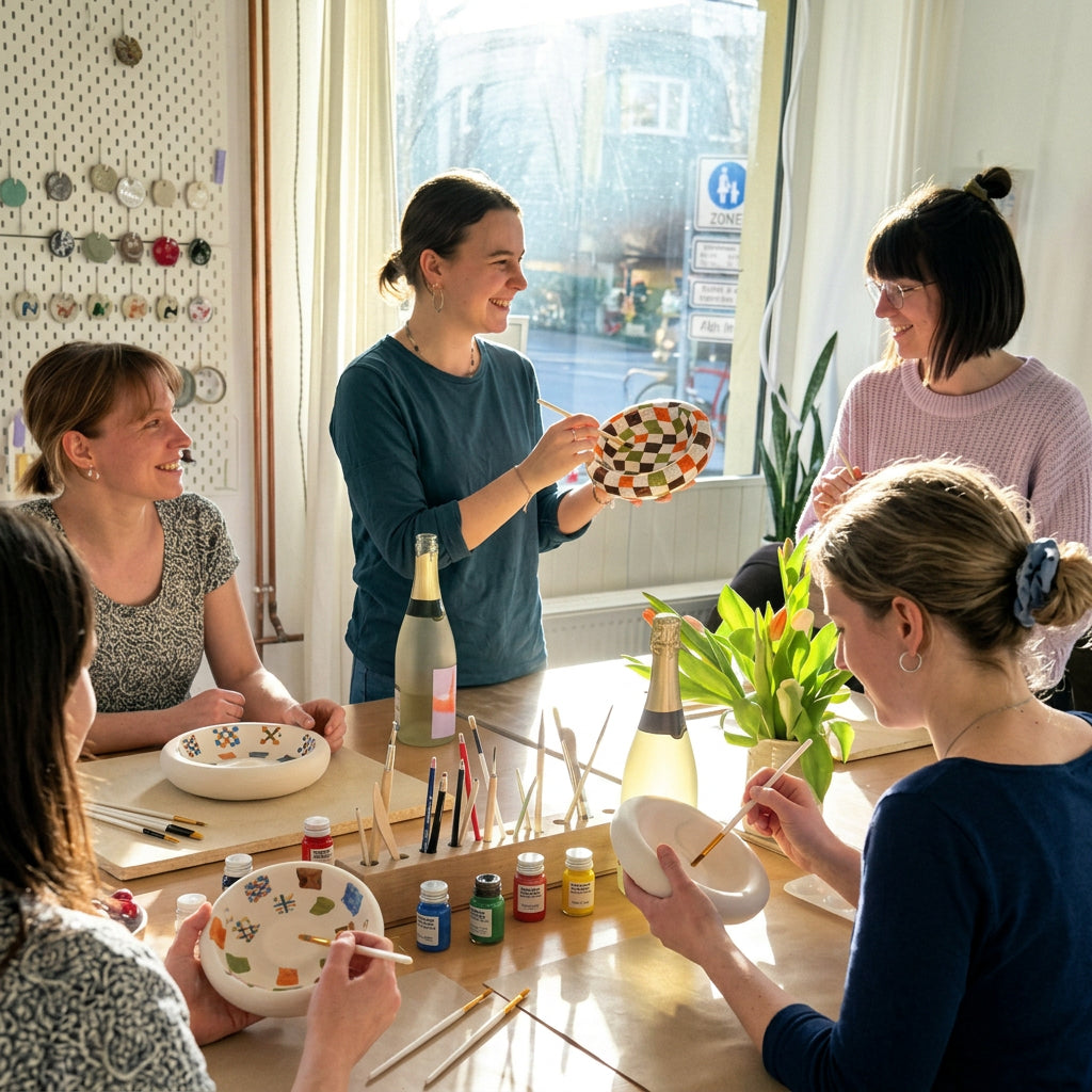 Wesenberg Keramik Atelier - Maedelsabend mit Sekt